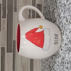 Rae Dunn Believe Santa Christmas Holiday Mug
